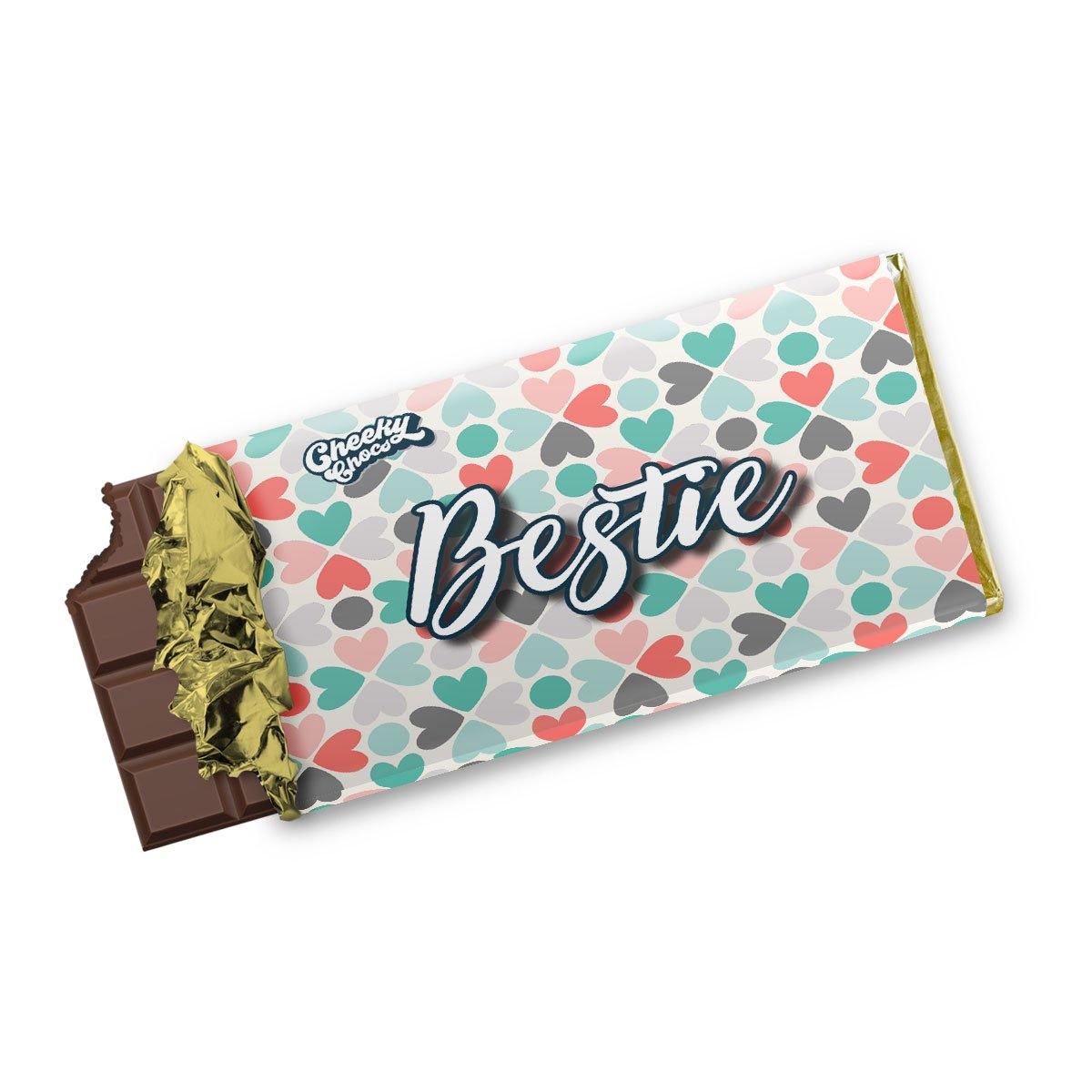 Bestie Novelty Chocolate Wrapper Cheeky Chocs 2722