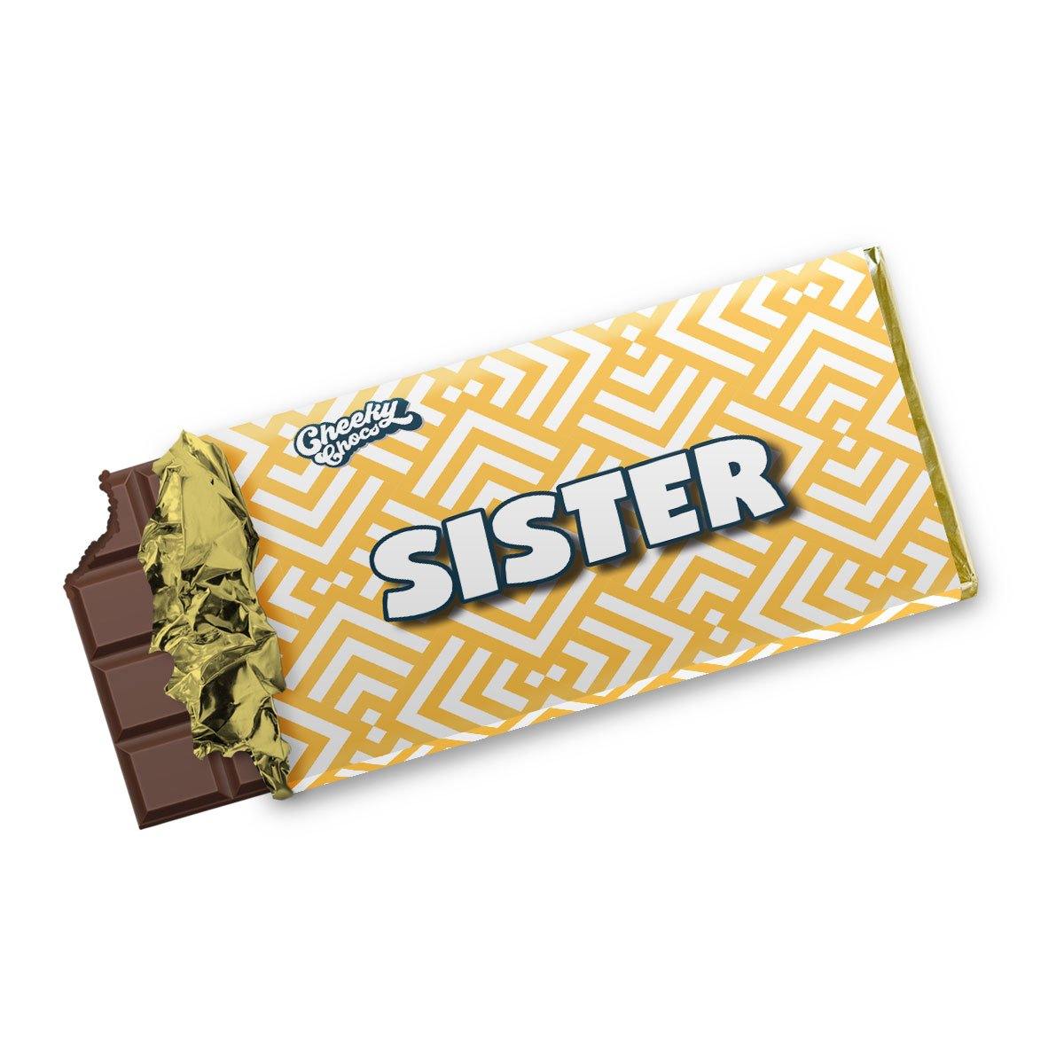 Sister Novelty Chocolate Wrapper Cheeky Chocs 4167