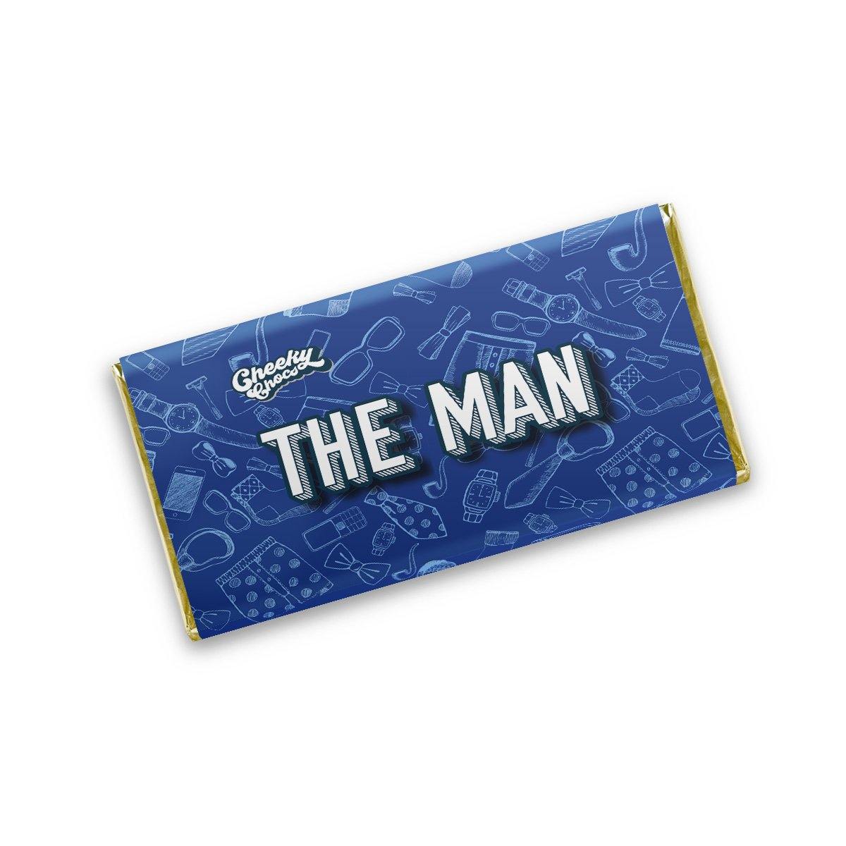 The Man Novelty Chocolate Wrapper Cheeky Chocs 8265