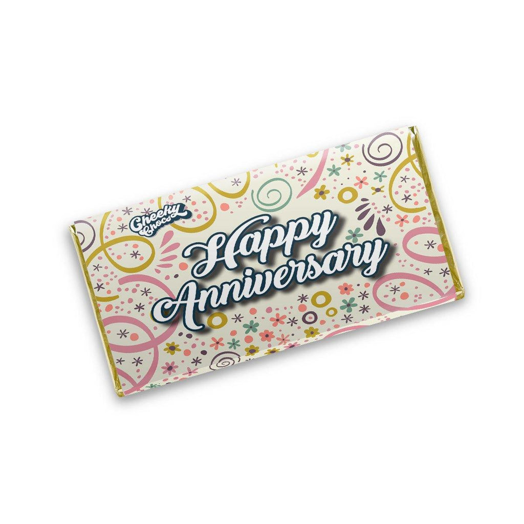 Happy Anniversary Chocolate Wrapper