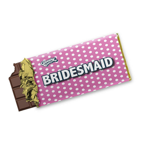 Bridesmaid Chocolate Bar Wrapper