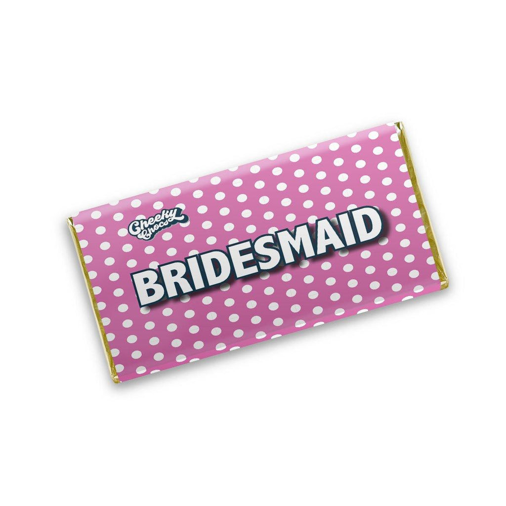 Bridesmaid Chocolate Wrapper