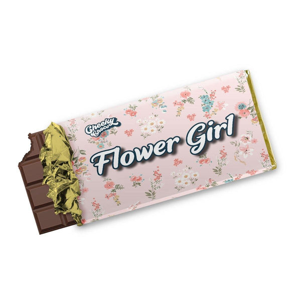 Flower Girl Chocolate Bar Wrapper
