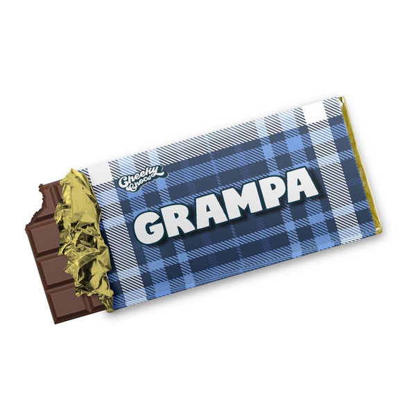 Grampa Chocolate Bar Wrapper