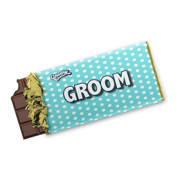 Groom Chocolate Bar Wrapper
