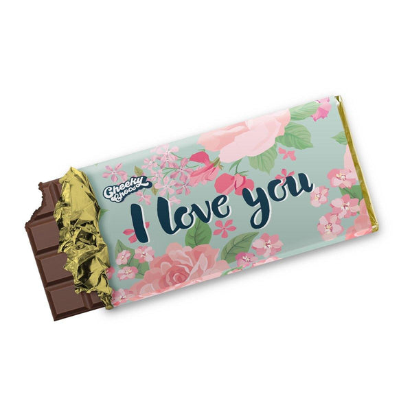 I Love You Chocolate Bar Wrapper