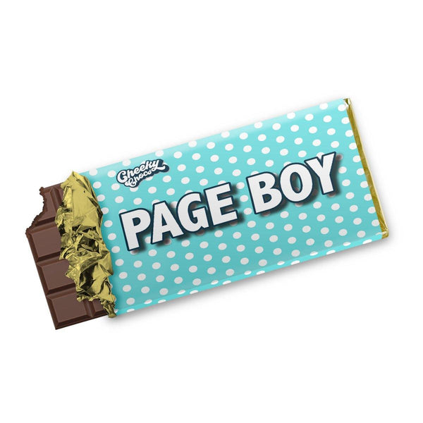 Page Boy Chocolate Bar Wrapper