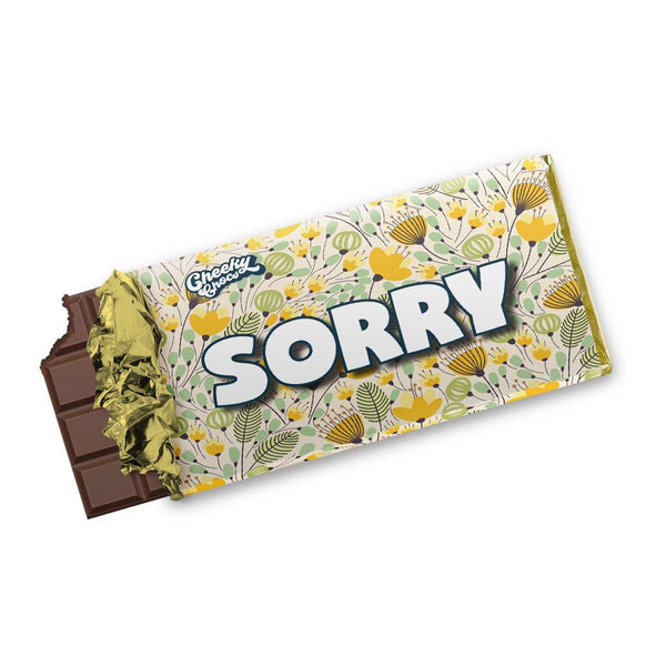 Sorry Chocolate Bar Wrapper