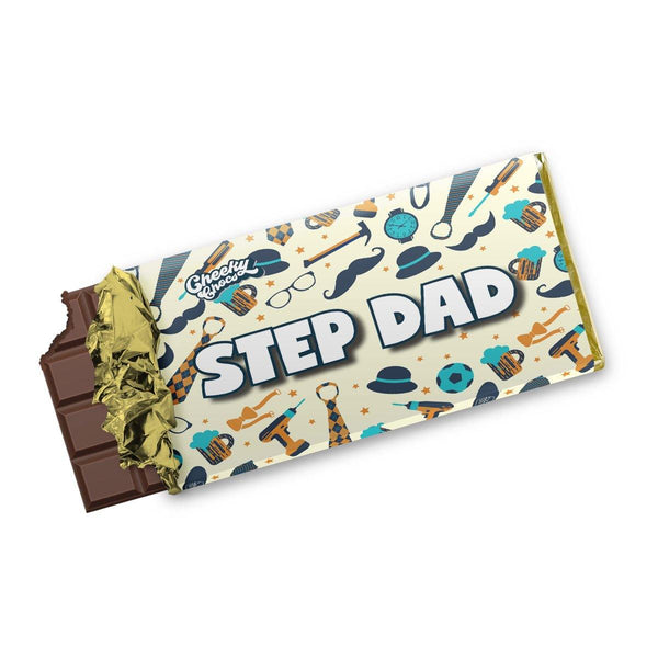 Step Dad Chocolate Bar Wrapper