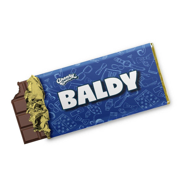 Baldy | Novelty Chocolate Wrapper - Cheeky Chocs