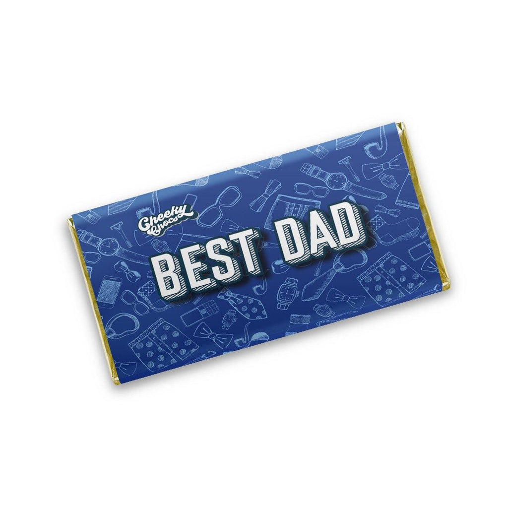 Best Dad | Novelty Chocolate Wrapper - Cheeky Chocs